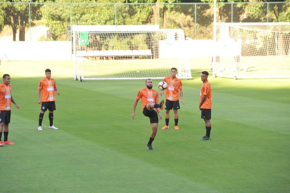Fotos do ltimo treino do Atltico antes do jogo contra o Unin La Calera