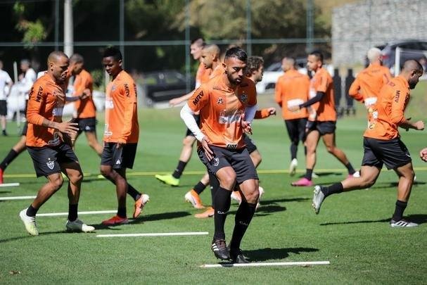 Atlético fez, nesta sexta, último treino antes do duelo na Arena da Baixada