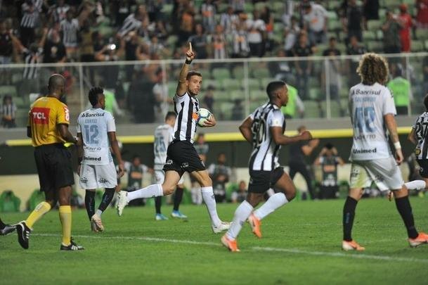 Fotos do jogo entre Atltico e Grmio