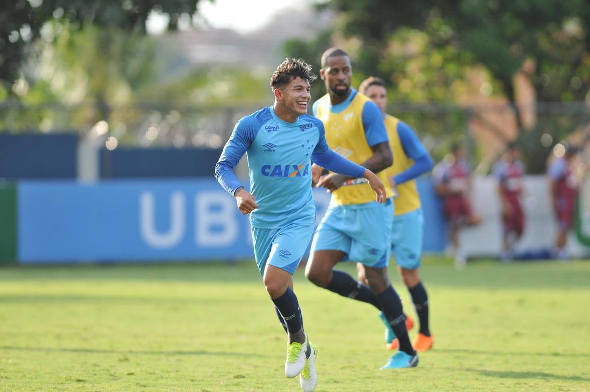 Fotos do ltimo treino do Cruzeiro antes do jogo diante do Tupi, pela semifinal do Campeonato Mineiro