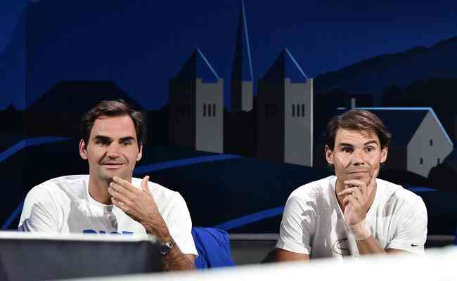 Roger Federer, de 40 anos, e Rafael Nadal, de 35, tm lidado com leses nos ltimos tempos