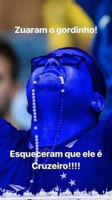 Torcedores do Cruzeiro tiram sarro de atleticanos após conquista do Mineiro