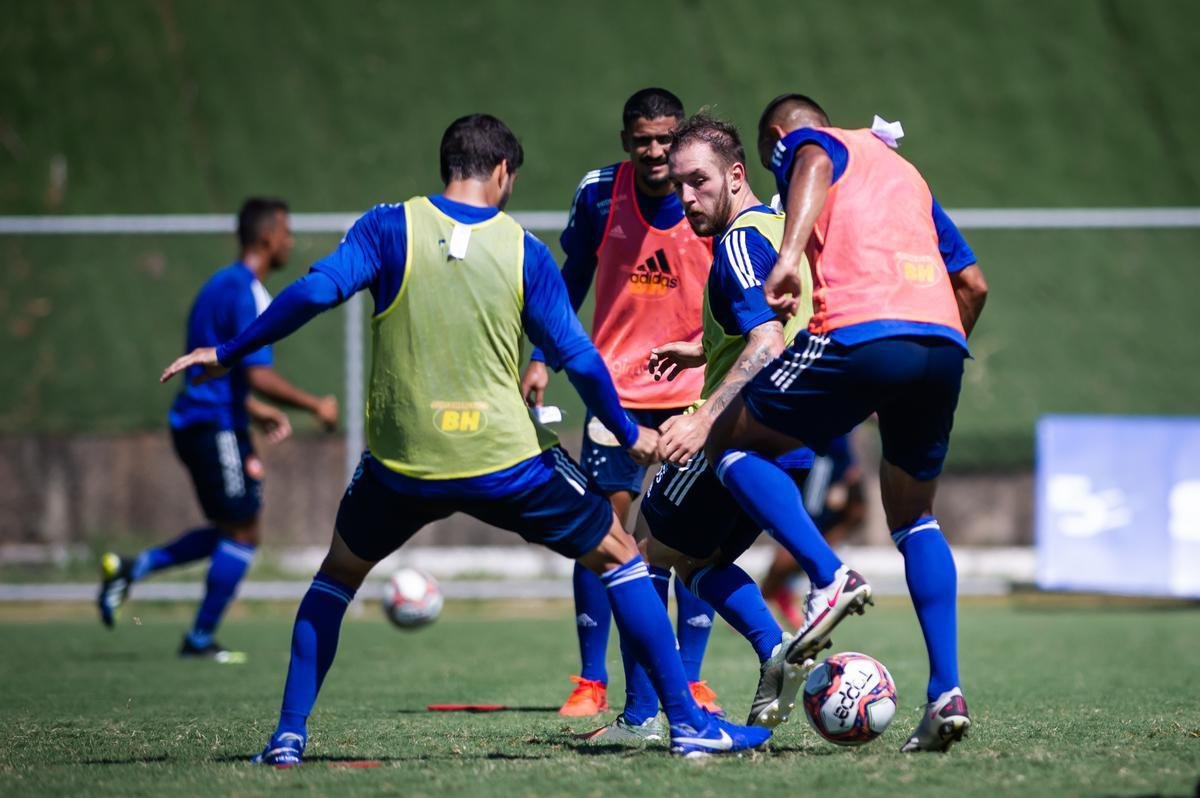 Fotos do treino do Cruzeiro desta terça-feira, na Toca da Raposa II