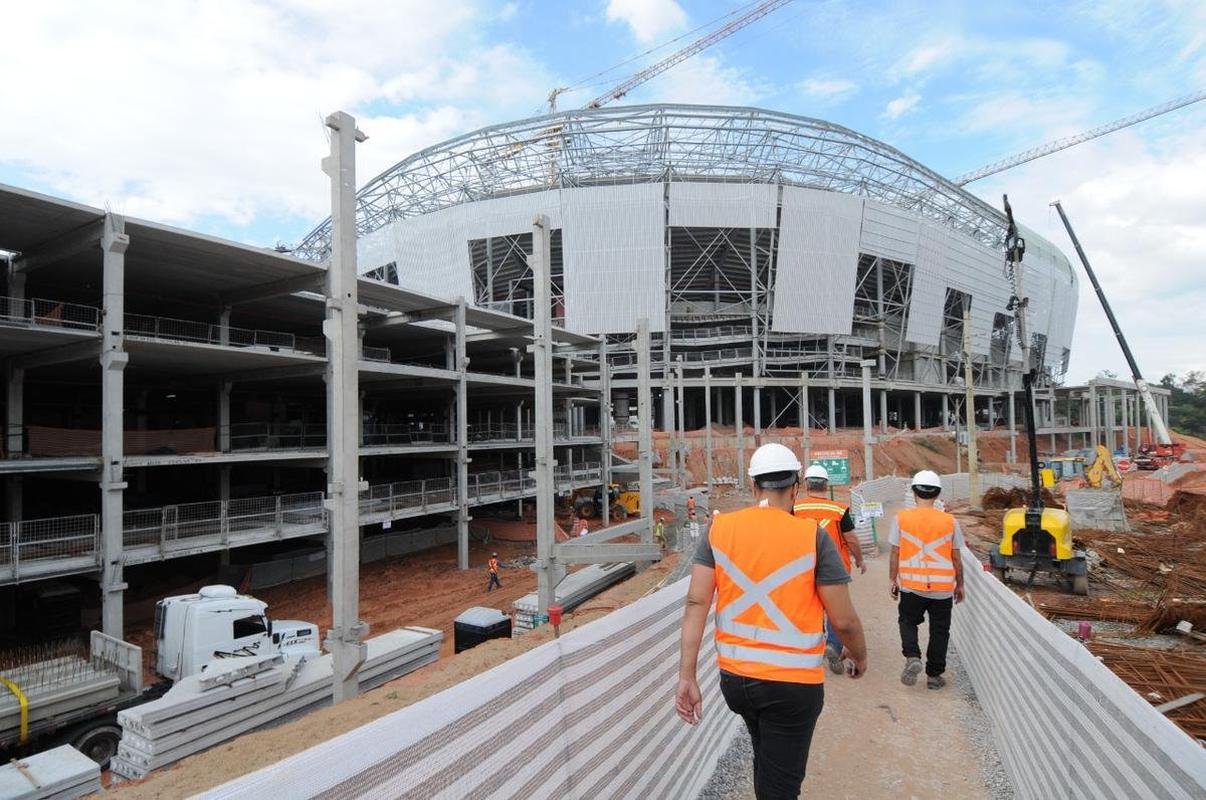 Fotos da Arena MRV nesta sexta-feira (6)