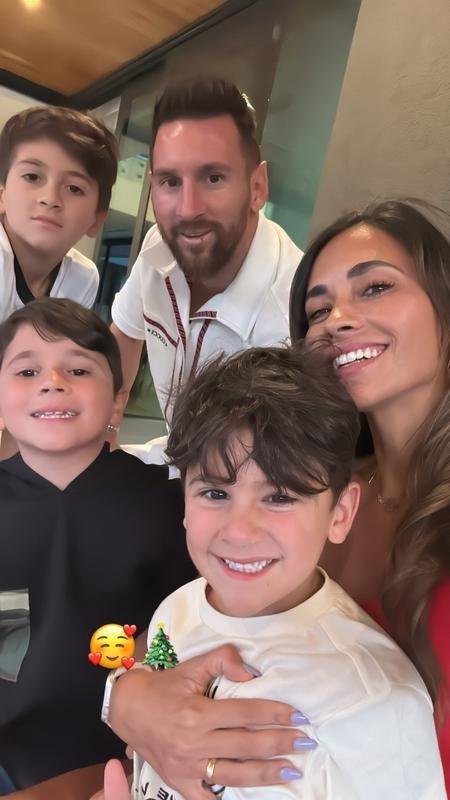 Messi e famlia