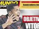 Barcelona quer Vitor Roque como sucessor de Lewandowski, diz jornal