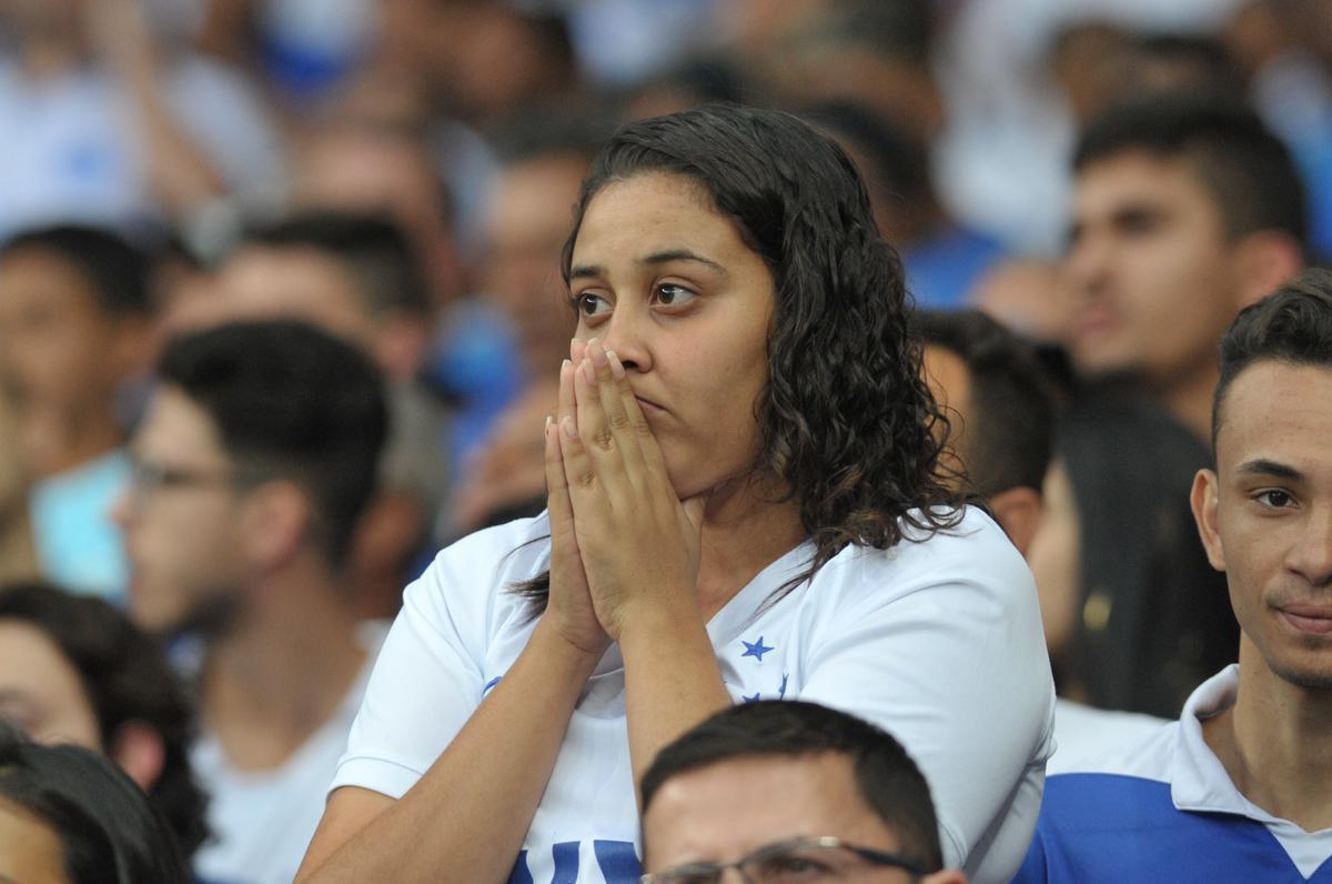 Fotos do jogo entre Cruzeiro e So Paulo