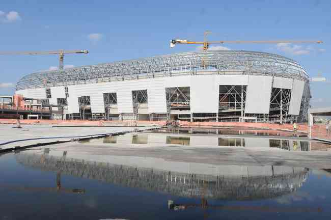 Futuro estádio do Galo, Arena MRV está com 60% das obras concluídas