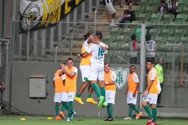 Imagens do jogo entre Atltico e Amrica pela Primeira Liga