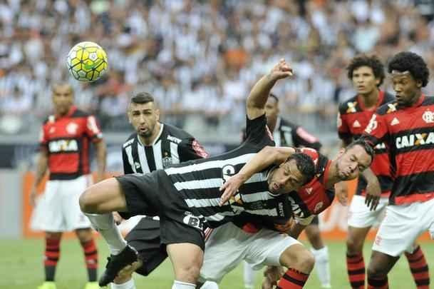 Fotos do jogo entre Atltico e Flamengo no Mineiro