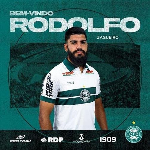 O Coritiba anunciou a contratao do zagueiro Rodolfo, que estava no Paran