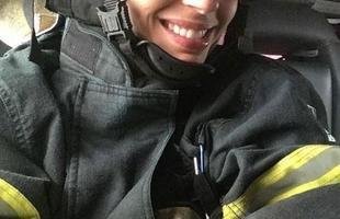 Lu Gatuza segue carreira militar no Corpo de Bombeiros h� cinco anos