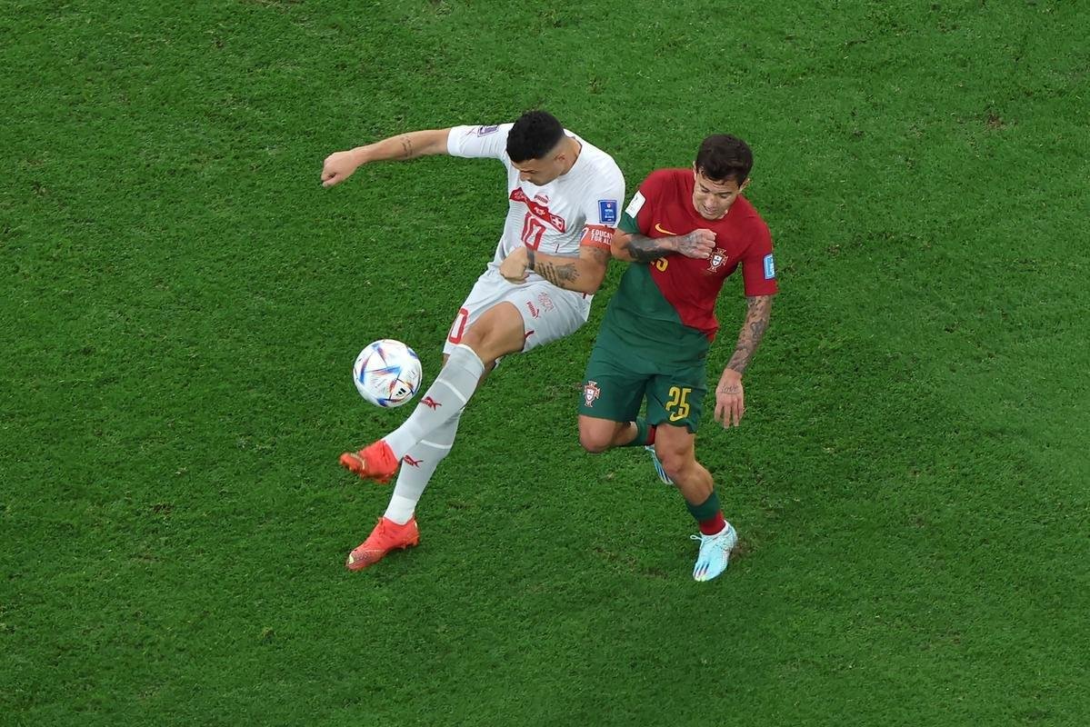 No Estdio Icnico de Lusail, Portugal e Sua se enfrentam pelas oitavas de final da Copa do Mundo do Catar