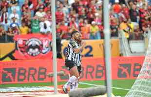 Fotos do empate por 2 a 2 entre Atlético e Flamengo na final da Supercopa do Brasil, na Arena Pantanal, em Cuiabá