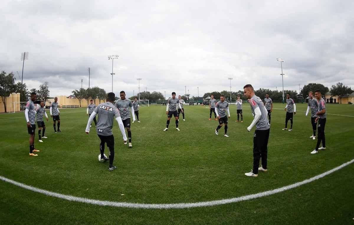 Equipe do Galo treina antes de estreia contra o Bayer Leverkusen na Florida Cup
