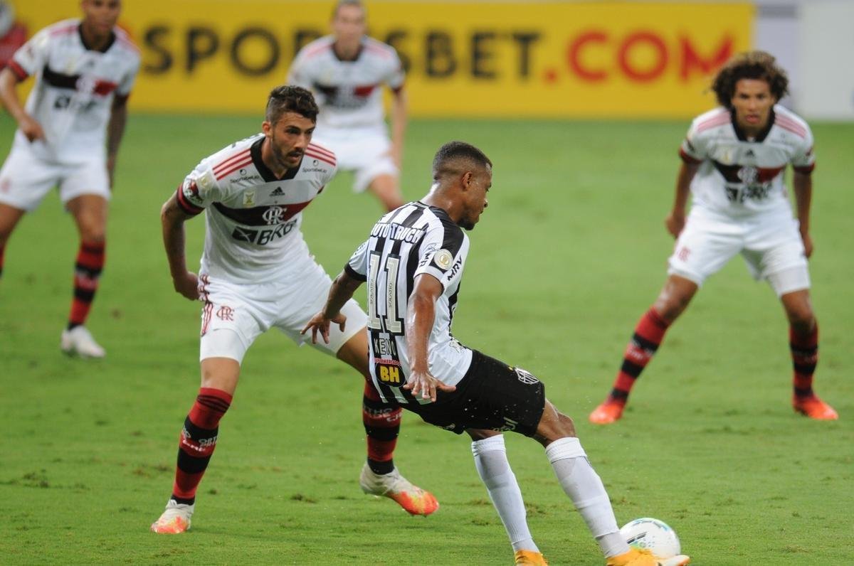 Imagens do jogo entre Atltico e Flamengo, no Mineiro, pelo Brasileiro
