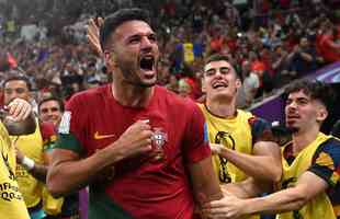 No Estdio Icnico de Lusail, Portugal e Sua se enfrentaram pelas oitavas de final da Copa do Mundo do Catar