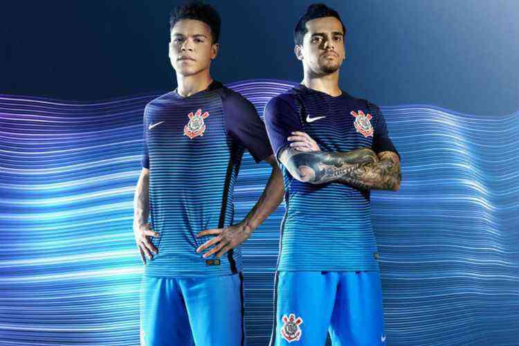 Fornecedora divulga imagens do novo terceiro uniforme azul do Corinthians;  veja - Superesportes