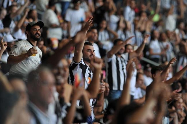 Fotos da torcida do Atltico no clssico com o Cruzeiro, no Mineiro, pela nona rodada do Mineiro de 2022