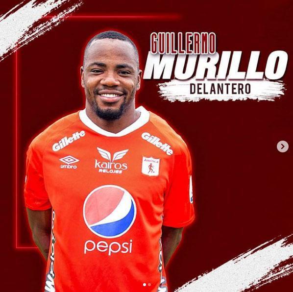 Guillermo Murillo, atacante (América de Cali, da Colômbia)