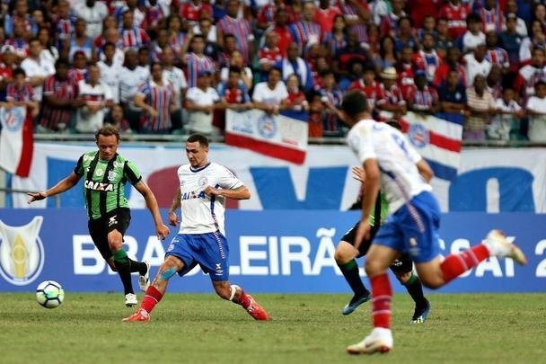 América enfrentou o Bahia neste sábado na Fonte Nova