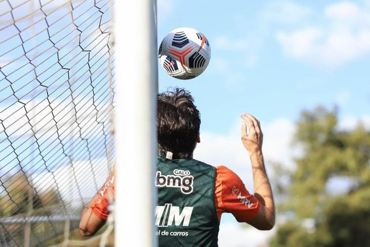 Fotos do treino do Atlético antes da viagem para a Argentina