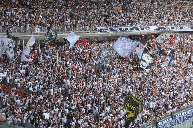 Fotos da torcida do Atltico no clssico com o Cruzeiro, no Mineiro, pela nona rodada do Mineiro de 2022