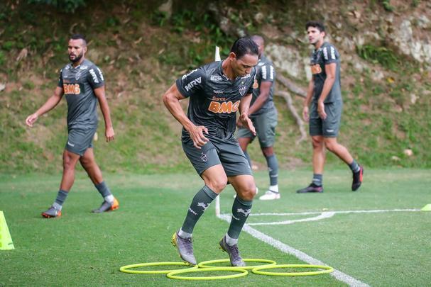 Atlético treinou nesta terça-feira, na Cidade do Galo