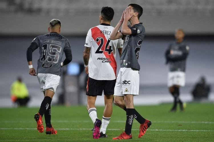 River Plate x Atltico: fotos do duelo de ida das quartas de final da Copa Libertadores, no Monumental de Nez, em Buenos Aires