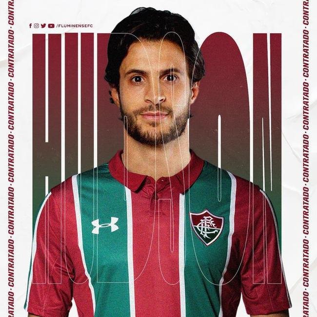 O Fluminense anunciou a contratao do volante Hudson, que estava no So Paulo
