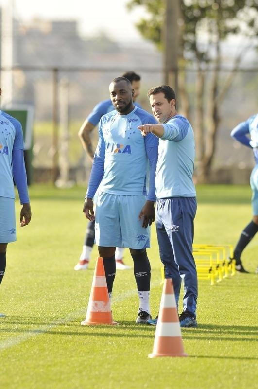 Imagens do treino do Cruzeiro desta quinta-feira, 12 de julho, na Toca da Raposa II