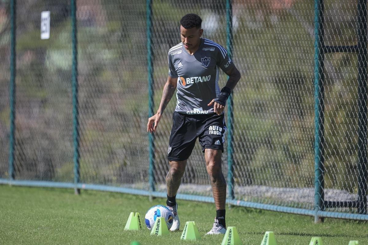 Fotos do treino do Atltico neste domingo, na Cidade do Galo