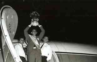 Festa do Cruzeiro em BH com a conquista da Taa Brasil de 1966