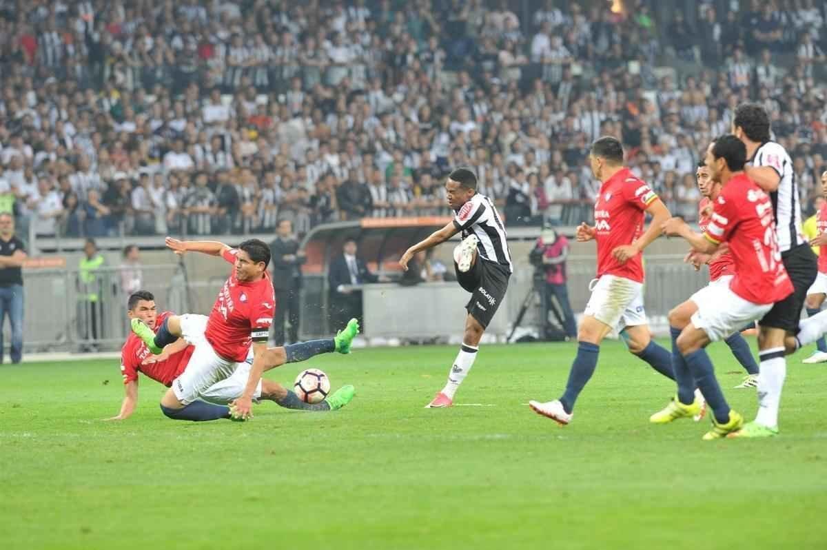 Atltico e Jorge Wilstermann se enfrentaram, no Mineiro, pelas oitavas de final da Libertadores