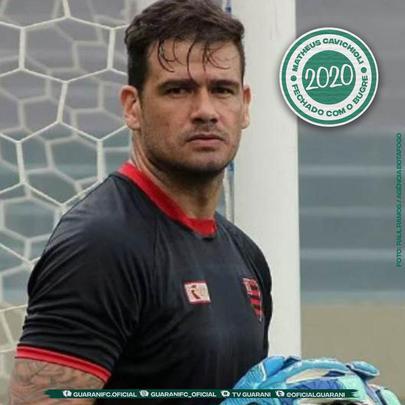 O Guarani anunciou a contratao do goleiro Matheus Cavichioli, que estava no Oeste