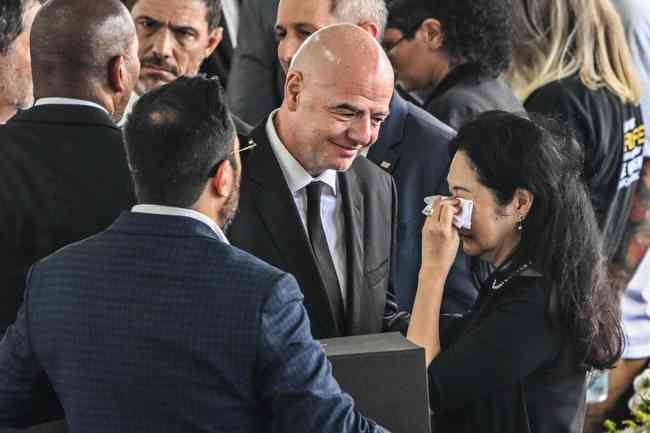 El presidente de la FIFA, Gianni Infantino, asistió