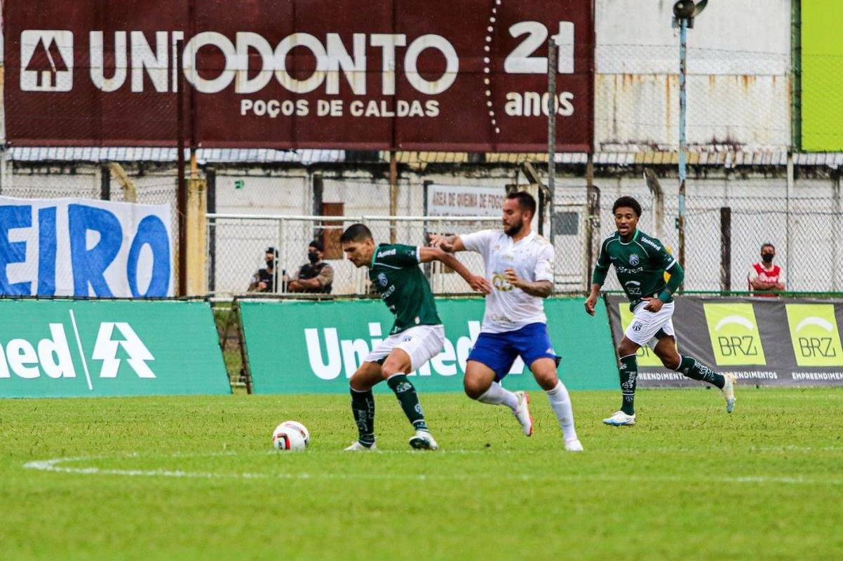 Fotos do jogo entre Caldense e Cruzeiro