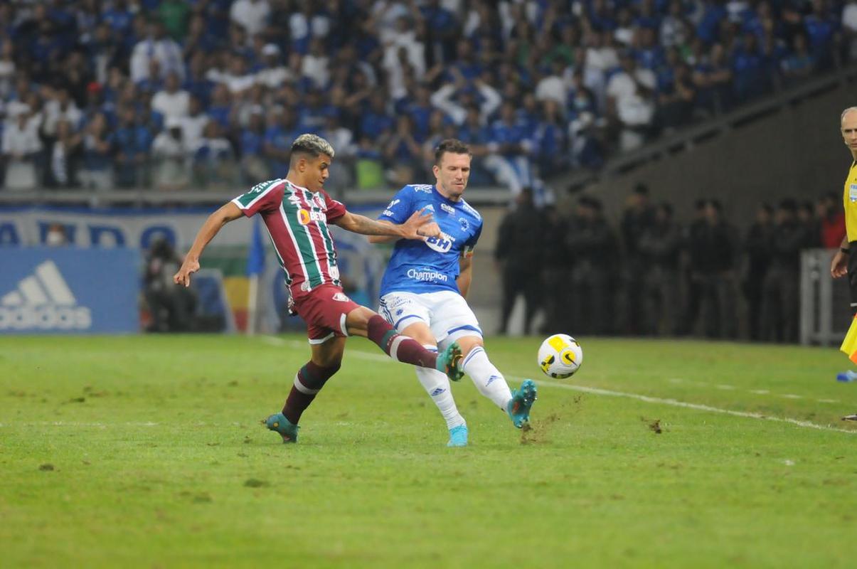 Fotos do jogo de volta das oitavas de final da Copa do Brasil, no Mineiro, entre Cruzeiro e Fluminense (Juarez Rodrigues/EM/DAPress)