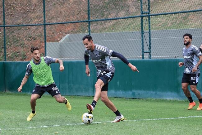 Treino do Atltico na Cidade do Galo, nesta quinta-feira (29/9).