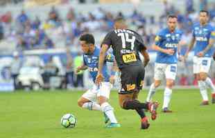 Fotos do jogo entre Cruzeiro e So Paulo