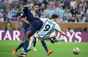 As melhores imagens da final da Copa do Mundo entre Argentina e Frana, no Estdio Icnico de Lusail, no Catar