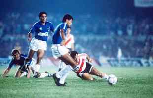 Atacante Charles, do Cruzeiro, foi artilheiro da Supercopa de 1991 com 3 gols. Clube conquistou aquele ttulo sobre o River Plate da Argentina.