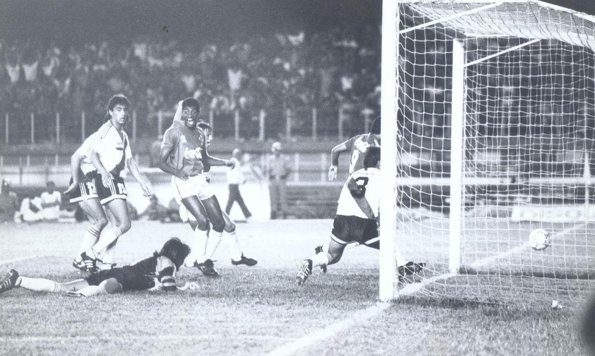 Derrotado por 2 a 0 no jogo de ida da final, em Buenos Aires, o Cruzeiro conseguiu a reviravolta, goleou o River Plate por 3 a 0 e levou o ttulo da Supercopa de 1991, no Mineiro. Ademir e Mrio Tilico (duas vezes) anotaram os gols. 