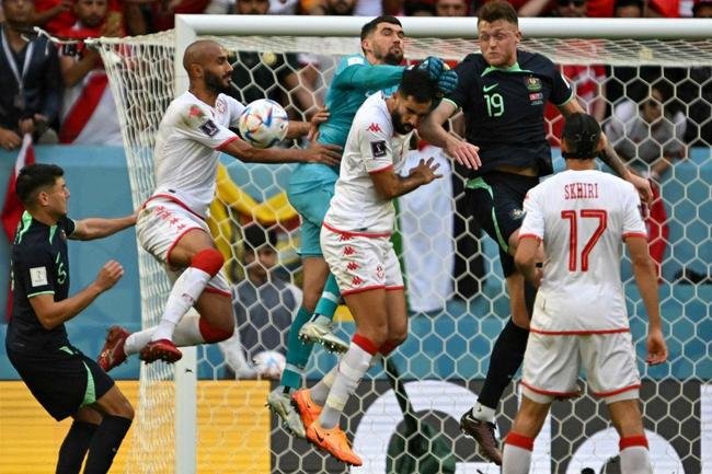 Fotos do jogo entre Tunsia e Austrlia, no Estdio Al Janoub, pela segunda rodada do Grupo D da Copa do Mundo do Catar