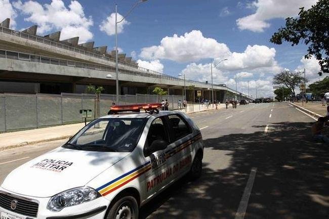 Ambiente antes do clssico entre Cruzeiro e Atltico