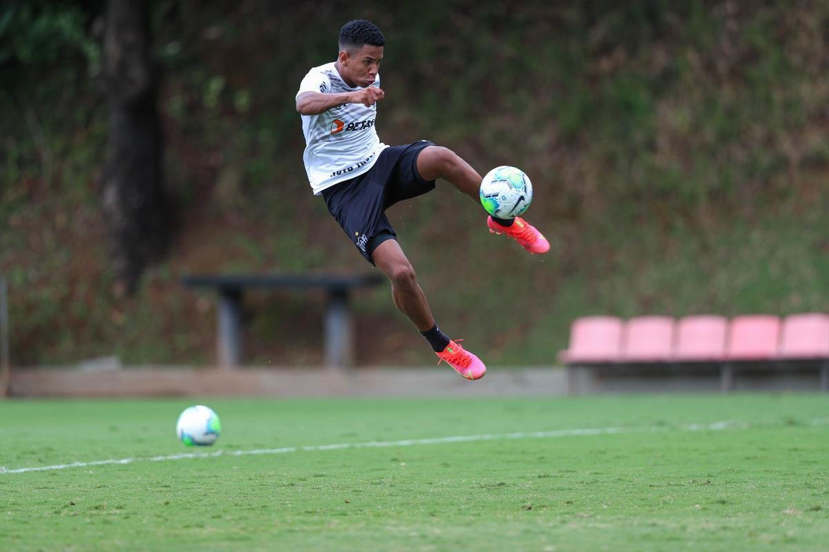 Fotos do último treino do Atlético antes do jogo contra o Bahia