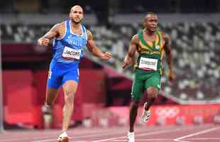 Italiano Lamont Marcell Jacobs  ouro nos 100m rasos