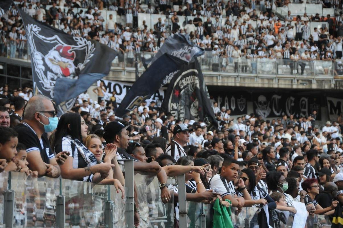 Fotos da torcida do Atltico na partida contra o Flamengo, no Mineiro, em Belo Horizonte, pela 13 rodada do Campeonato Brasileiro