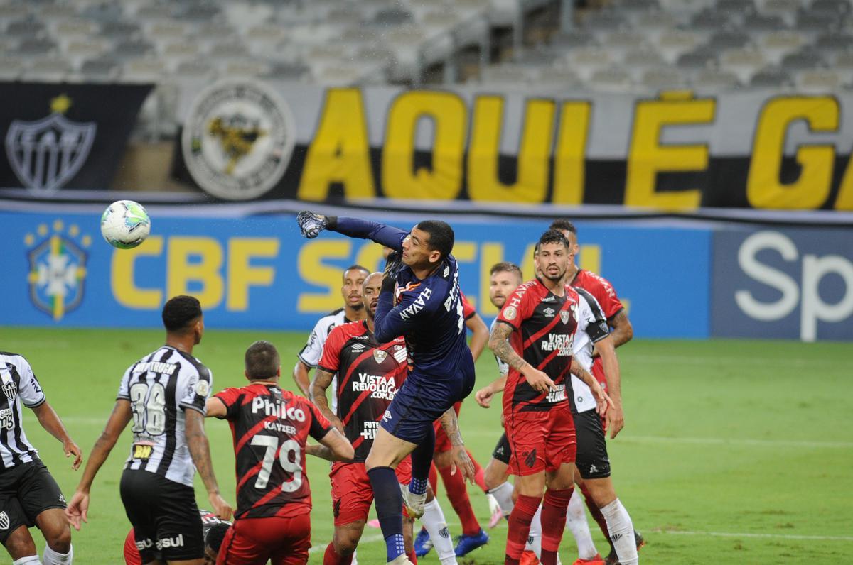 Foto do jogo entre Atltico e Athletico-PR, no Mineiro, em Belo Horizonte, remarcado e vlido pela sexta rodada do Campeonato Brasileiro (18/11/2020)