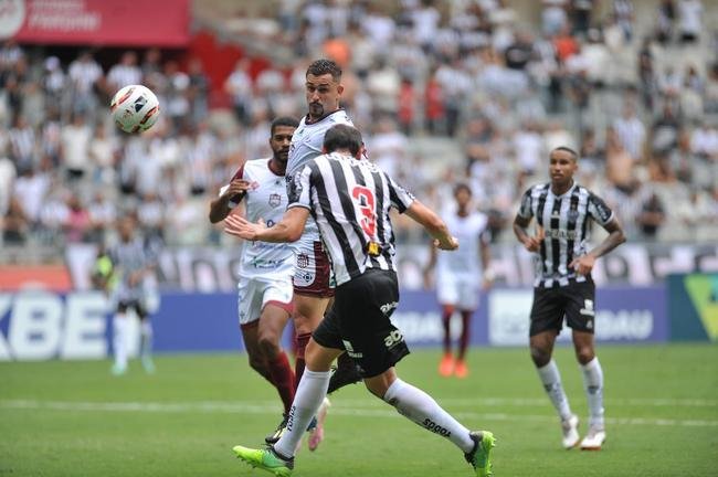 Fotos do jogo entre Atltico e Patrocinense, pelo Campeonato Mineiro